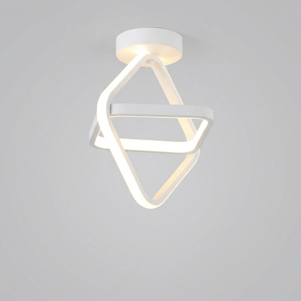 Wearclo | Modern LED Ceiling Lamp with Double Ring Design