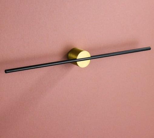 Wearclo | Modern Metal Towel Rack with Wooden Accent