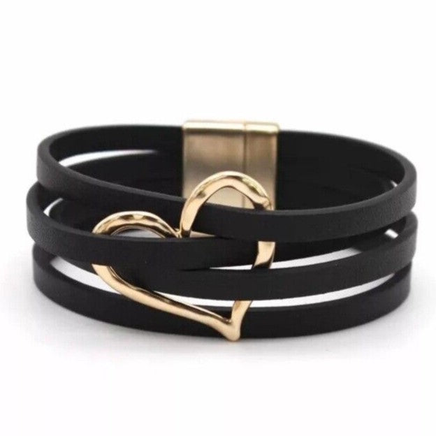 Wearclo | Multi-Layer O-Leather Wrap Bracelet