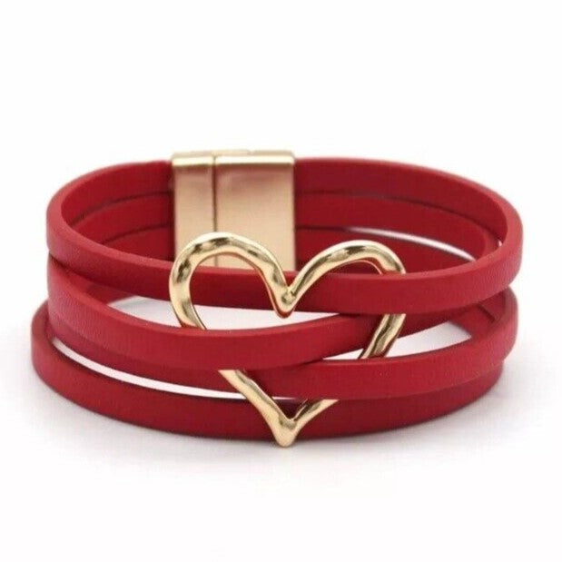 Wearclo | Multi-Layer O-Leather Wrap Bracelet