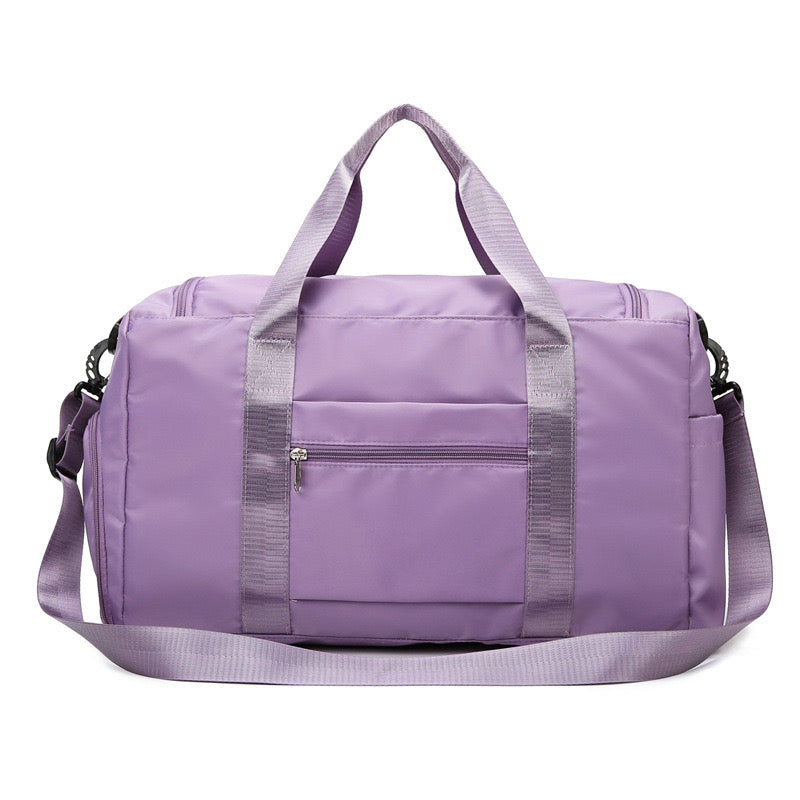 Wearclo | Multi-Pocket Travel Bag, Sports and Gym Duffle with Separate Shoe Compartment