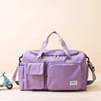 Wearclo | Large Duffel Bag with Shoe Compartment for Travel & Gym