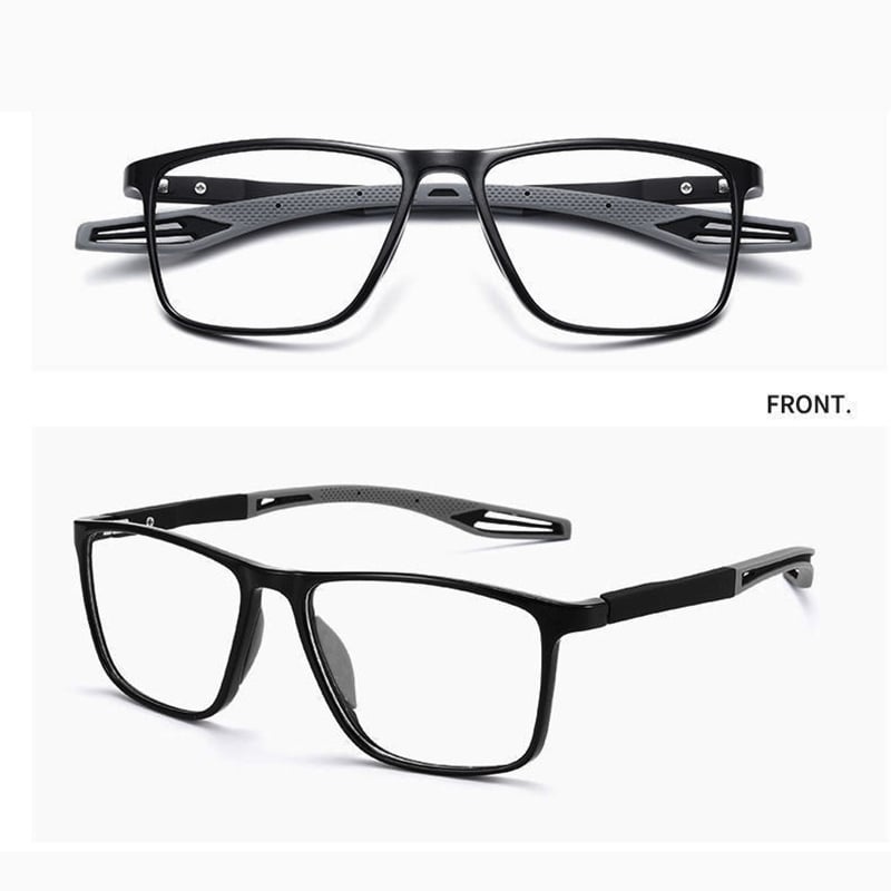 Wearclo | multifocal reading glasses for men and women – high-quality polycarbonate – for near and far – wall clock