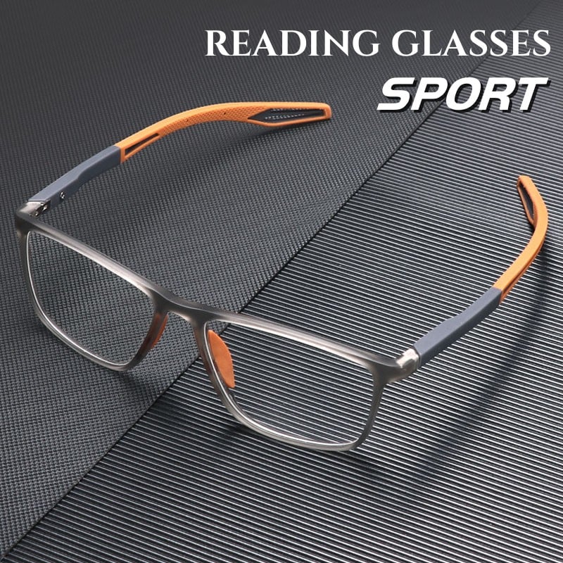 Wearclo | multifocal reading glasses for men and women – high-quality polycarbonate – for near and far – wall clock