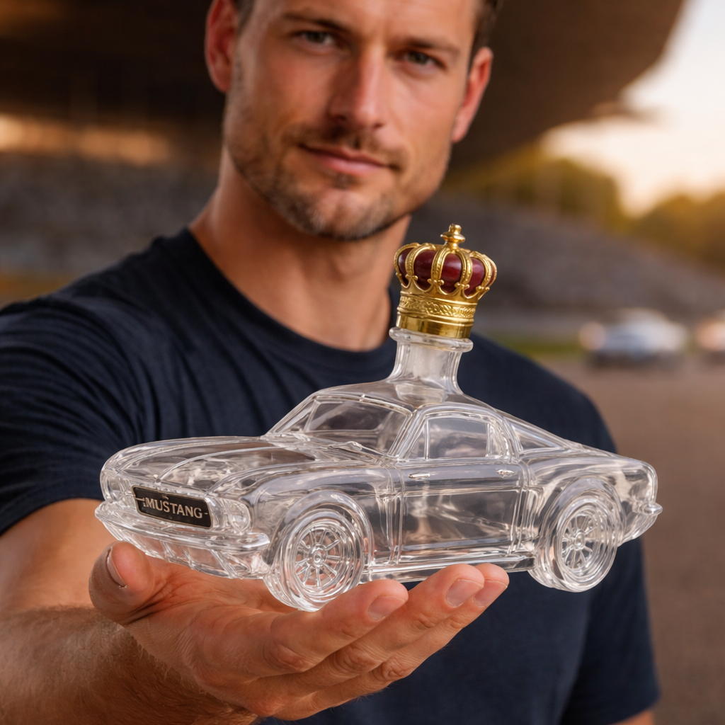 Wearclo | Mustang Whiskey Decanter | Mustang Design | Handmade Glass