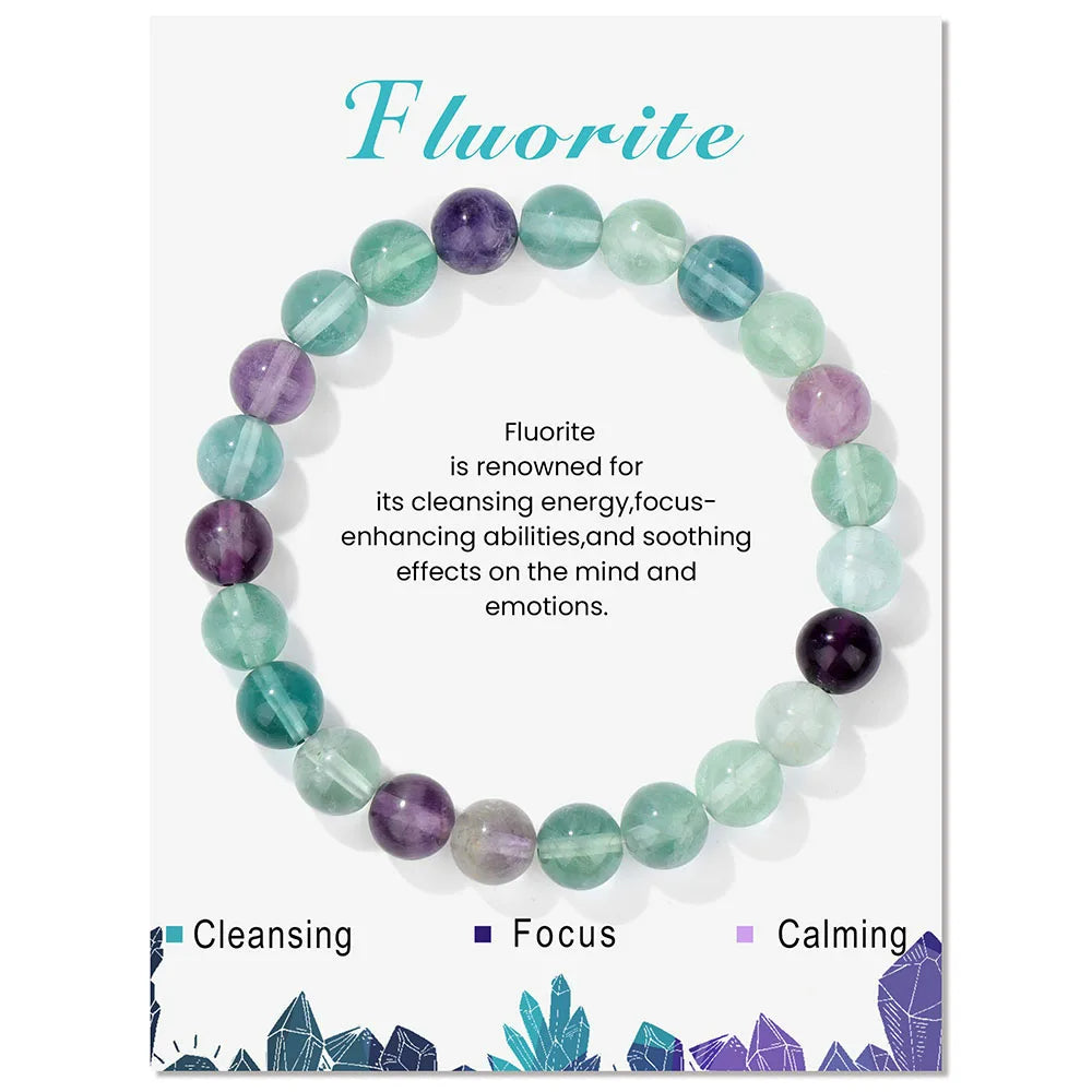 Wearclo | Natural Crystal Healing Energy Bracelet - Aria