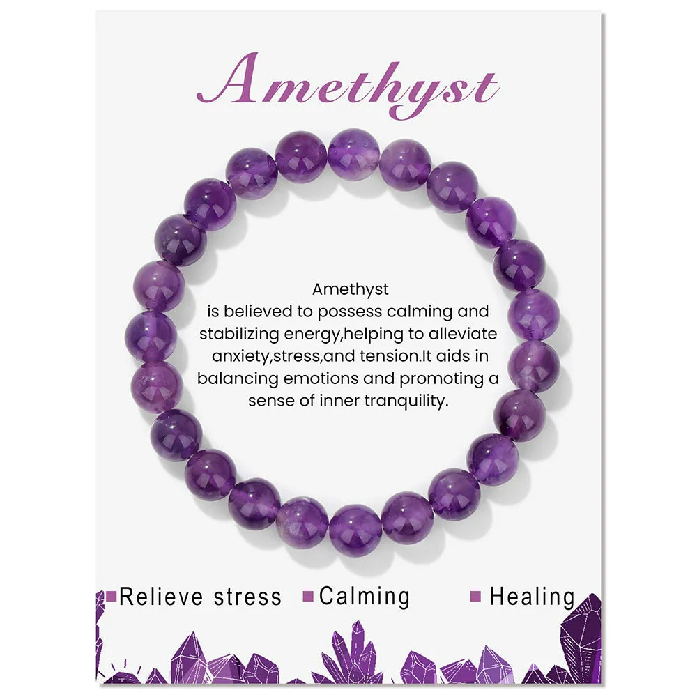 Wearclo | Natural Crystal Healing Energy Bracelet - Aria
