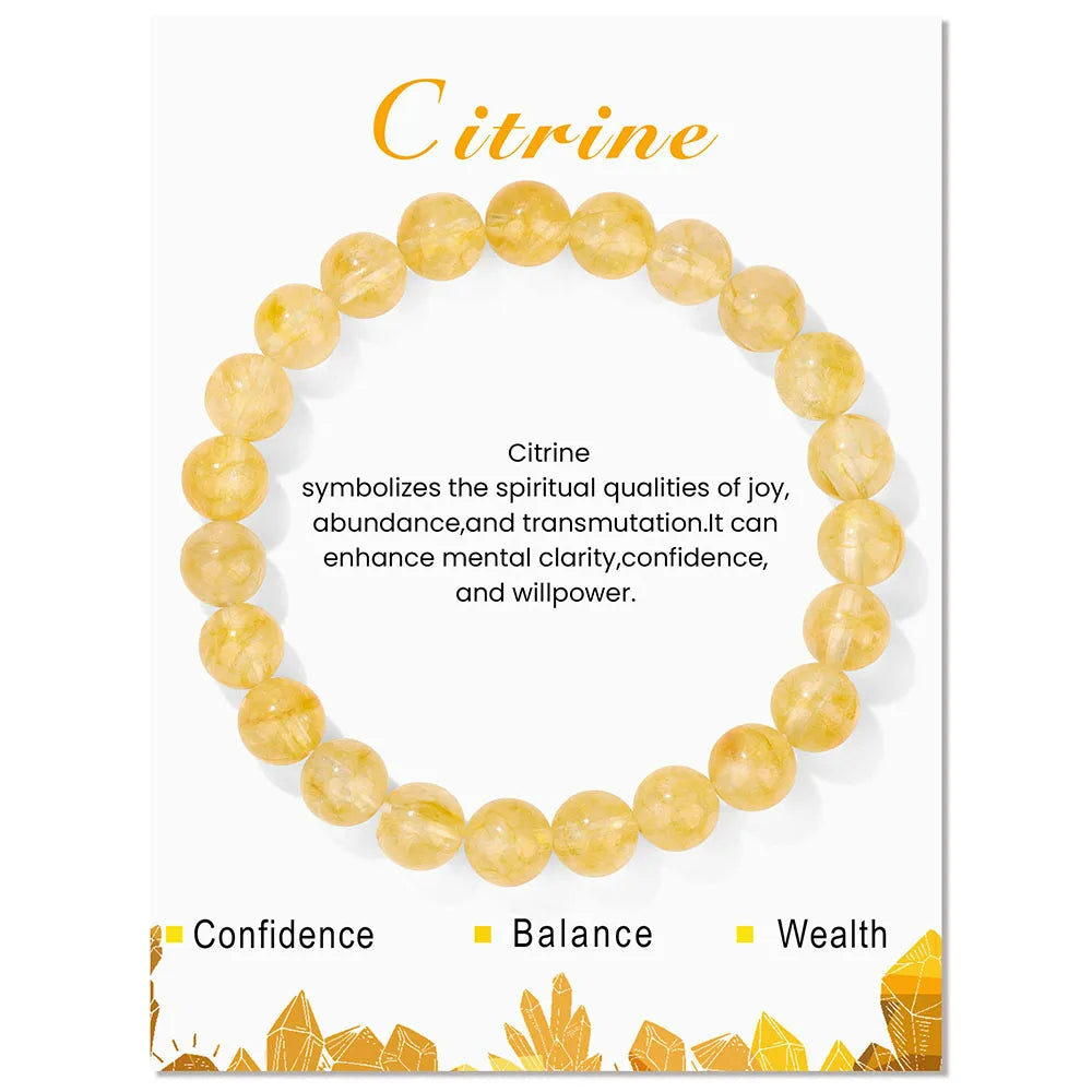 Wearclo | Natural Crystal Healing Energy Bracelet - Aria