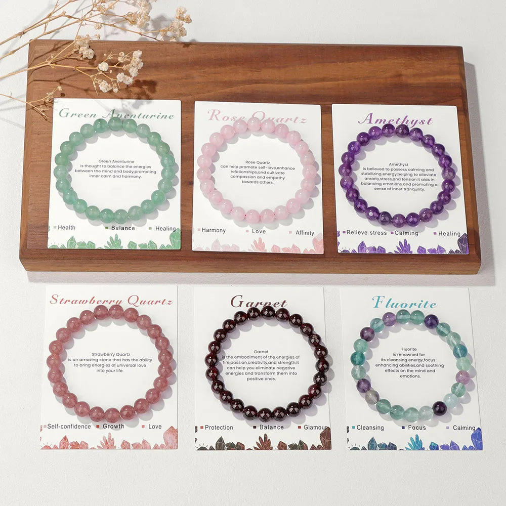 Wearclo | Natural Crystal Healing Energy Bracelet - Aria
