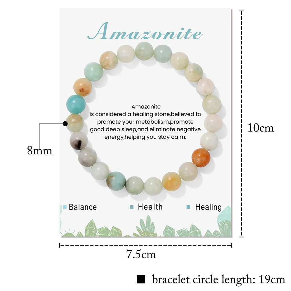 Wearclo | Natural Crystal Healing Energy Bracelet - Aria