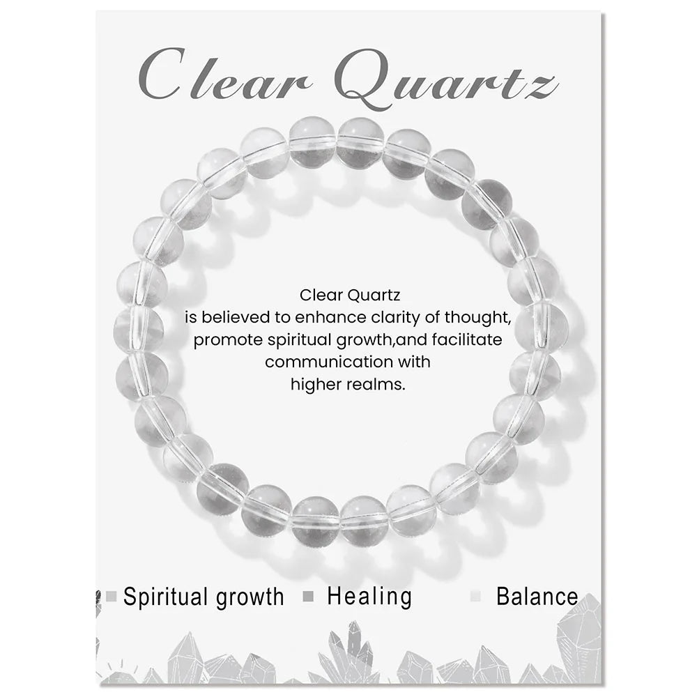 Wearclo | Natural Crystal Healing Energy Bracelet - Aria