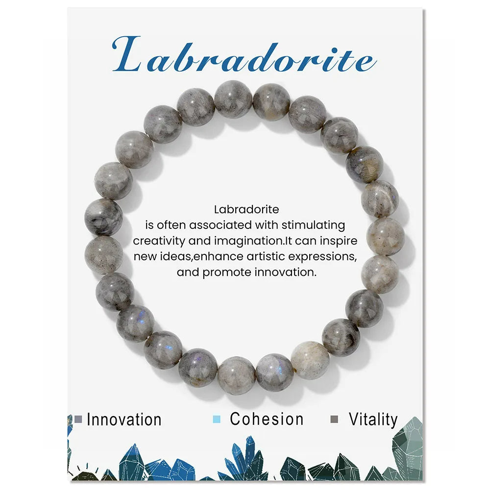 Wearclo | Natural Crystal Healing Energy Bracelet - Aria