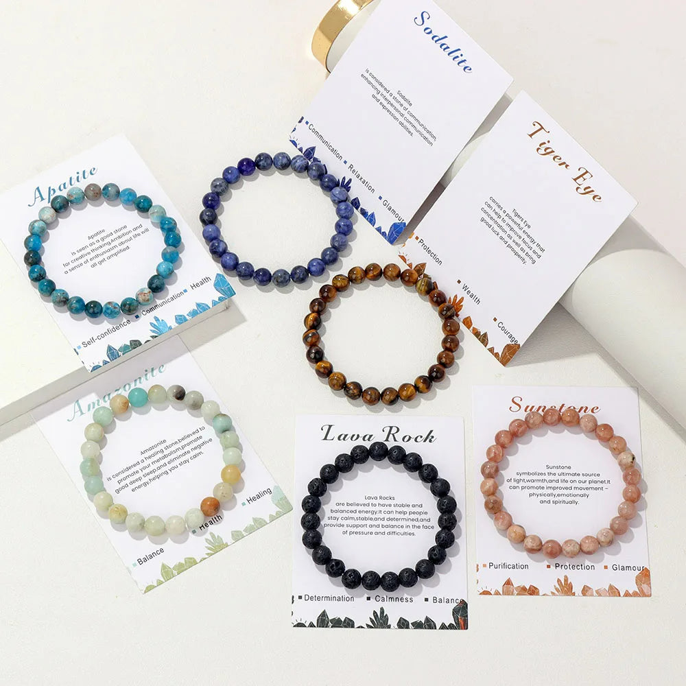 Wearclo | Natural Crystal Healing Energy Bracelet - Aria