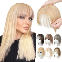 Wearclo | Natural Hairpiece with Bangs for Women