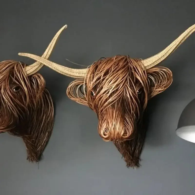 Wearclo | Nature'sCow - Handcrafted Cow Wall Decoration for Nature-Inspired Spaces