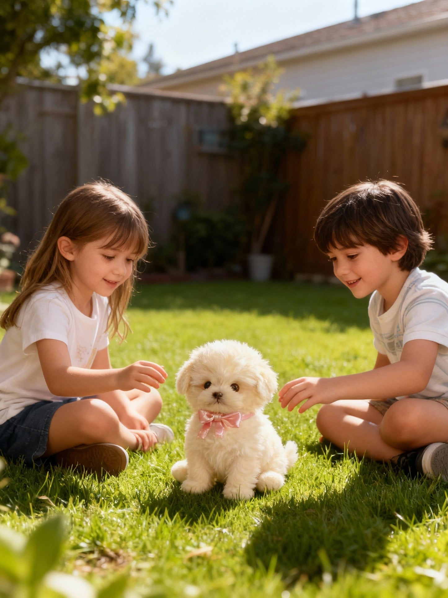 Wearclo | Nicoo Interactive Robot Puppy | Walks, Barks, Wags Tail | Plush, Battery-Operated Toy
