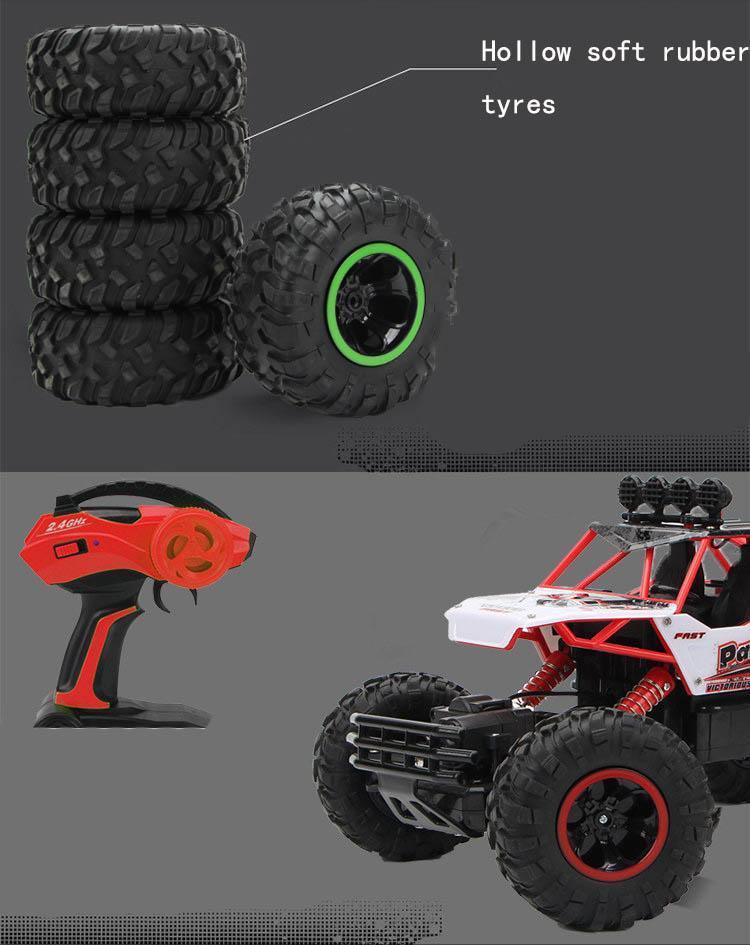 Wearclo | No.1 Selling 4X4 RC Rock Crawler 4WD Double Motors Off-Road Car