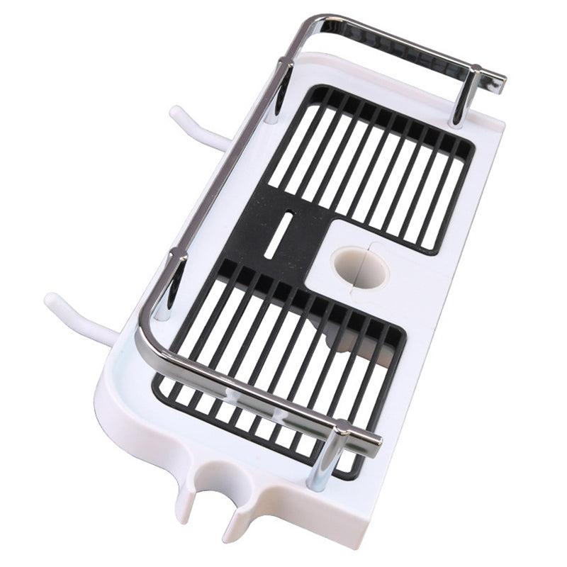 Wearclo | No-Drill Shower Caddy with Fence