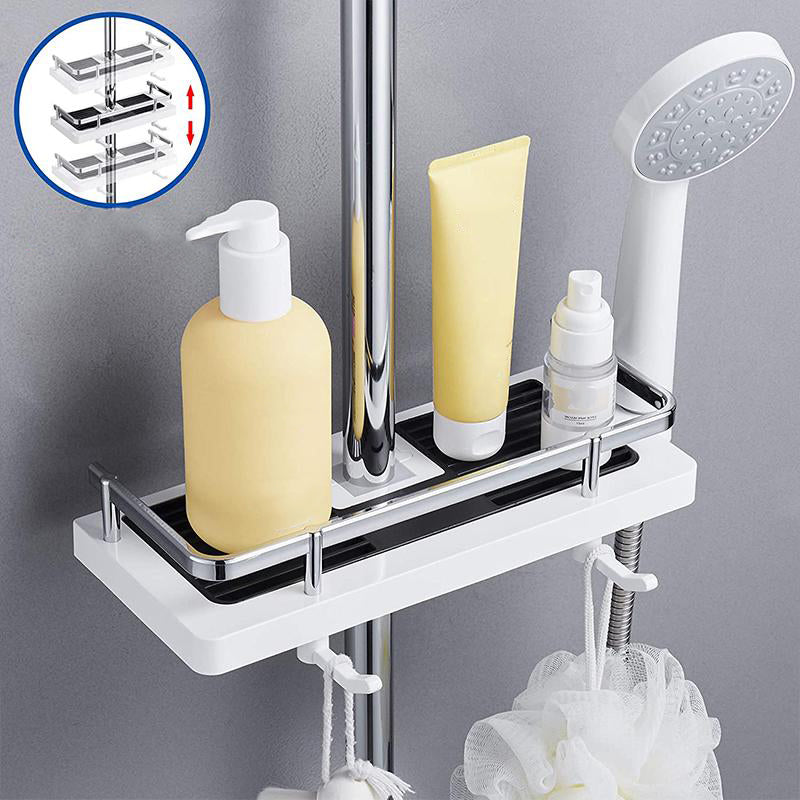 Wearclo | No-Drill Shower Caddy with Fence
