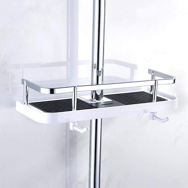 Wearclo | No-Drill Shower Caddy with Fence