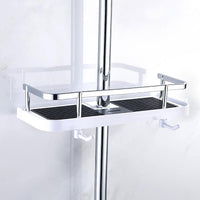 Wearclo | No-Drill Shower Caddy with Fence