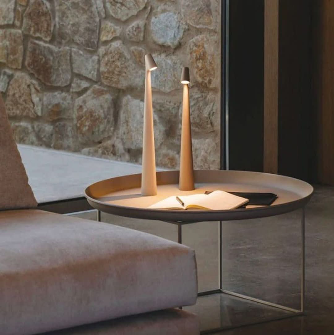 Wearclo | Nordic Minimalist Design Mood Light | Wireless | LED | Reading Lamp | Table Lamp