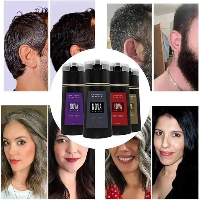 Wearclo | NovaHair Instant Dye Shampoo – Quick color refresh for hair