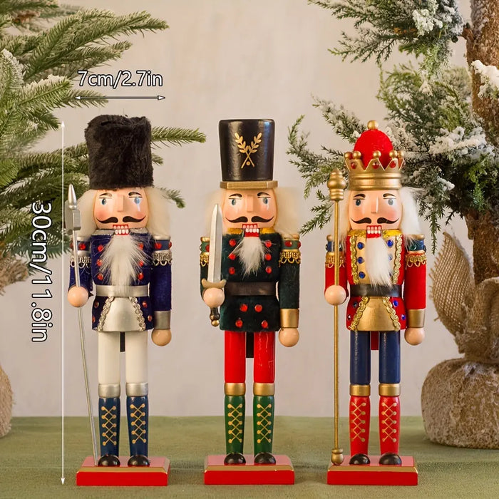 Wearclo | NussknackerJoy - Wooden Nutcracker Soldier Figure for Timeless Christmas Magic