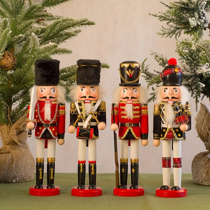 Wearclo | NussknackerJoy - Wooden Nutcracker Soldier Figure for Timeless Christmas Magic