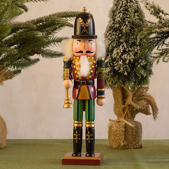 Wearclo | NutcrackerJoy - Wooden Nutcracker Soldier Figure for Timeless Christmas Charm
