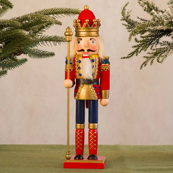 Wearclo | NutcrackerJoy - Wooden Nutcracker Soldier Figure for Timeless Christmas Charm