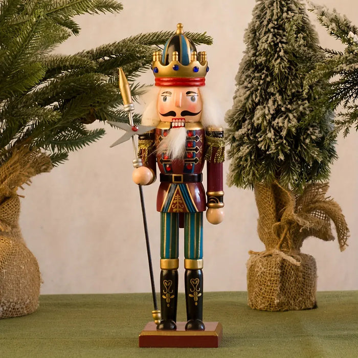 Wearclo | NutcrackerJoy - Wooden Nutcracker Soldier Figure for Timeless Christmas Charm
