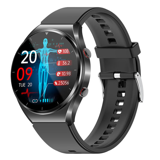 Wearclo | One-Click Blood Sugar|Blood Glucose Blood Pressure ECG|ECG HRV Heart Rate Monitor Health Smart Watch