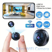 Wearclo | Mini WiFi Camera: 1080P HD, Night Vision, Motion Detection
