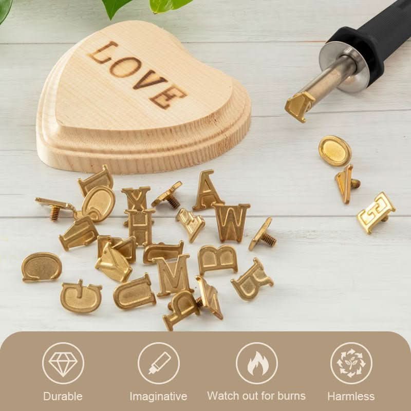 Wearclo | piece Woodburning & Engraving Tool | Adjustable Temperature | DIY Craft Set | Wood, Leather & Metal