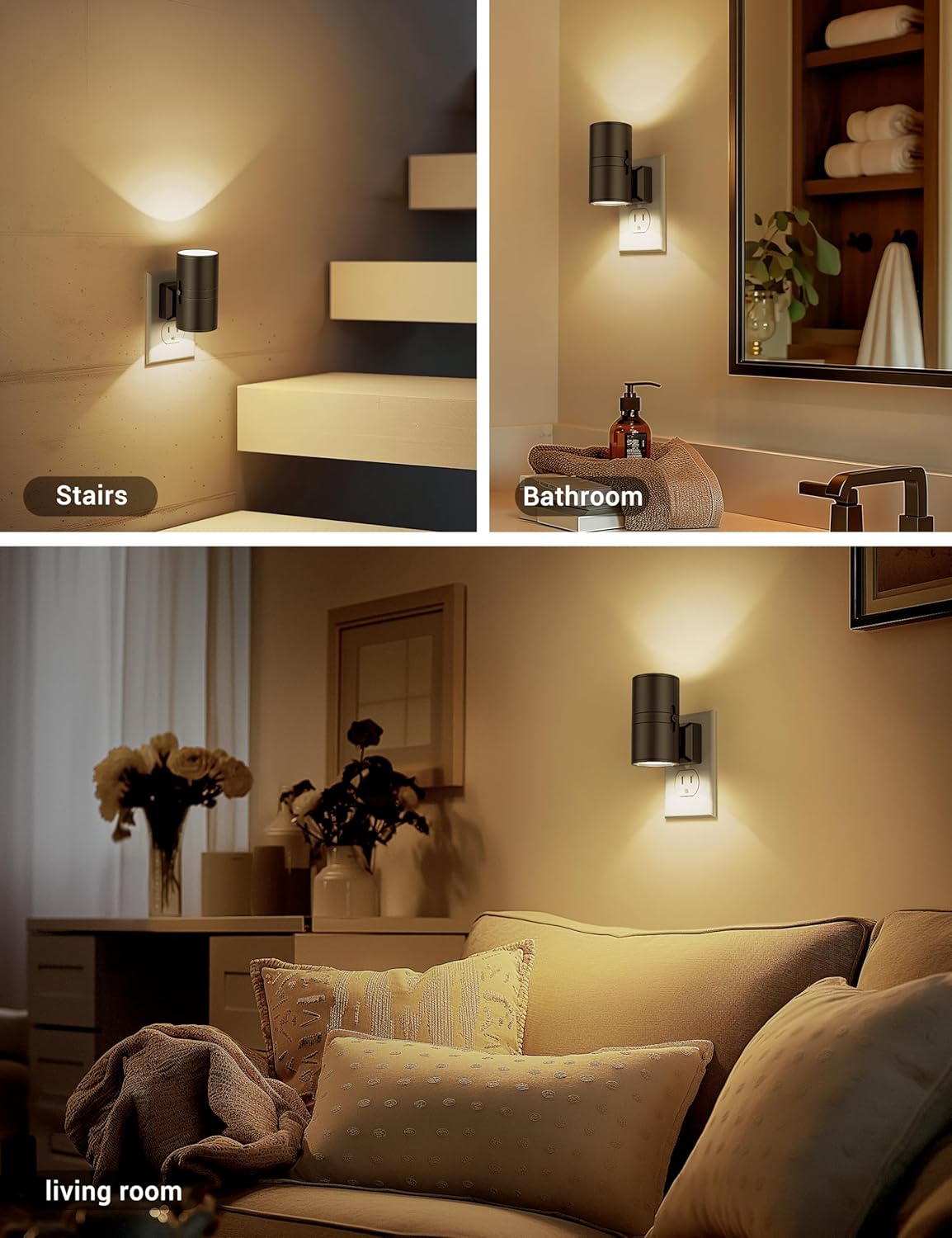 Wearclo | Plug-in LED Night Light with Dusk-to-Dawn Sensor