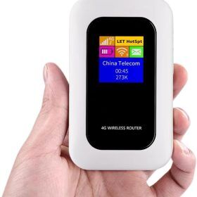 Wearclo | Portable 5G Wi-Fi Router | Secure, High-Speed Connection for Travel and Home Use