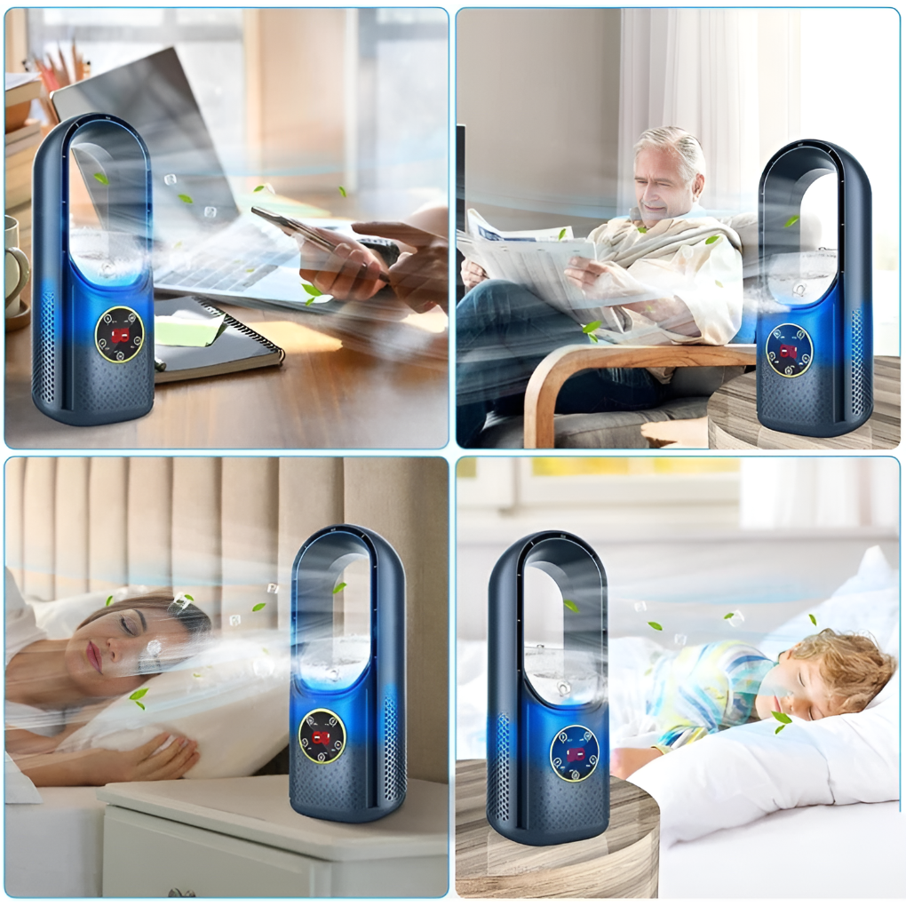 Wearclo | Portable Bladeless Air Conditioner for Home/Office
