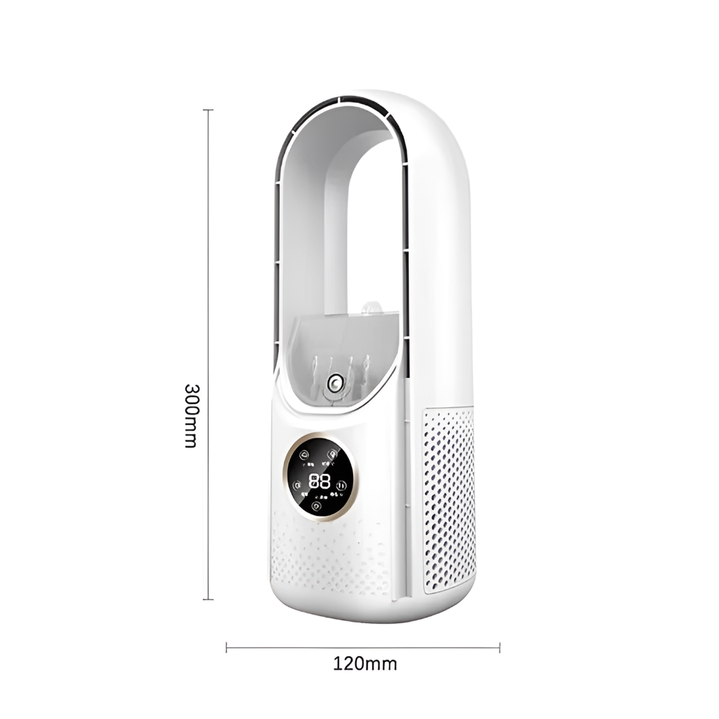 Wearclo | Portable Bladeless Air Cooler with LED Display