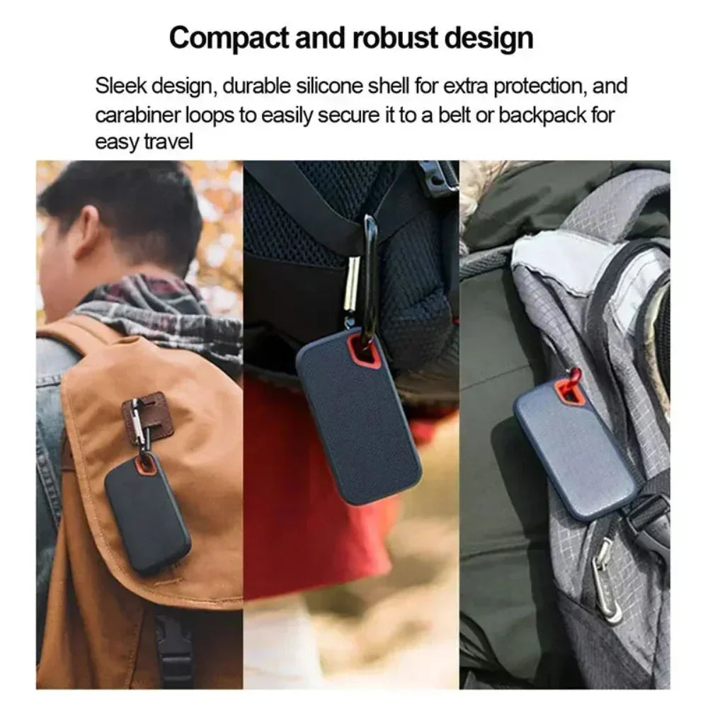 Wearclo | Portable External SSD Drive High Speed Data Transfer Shockproof Storage