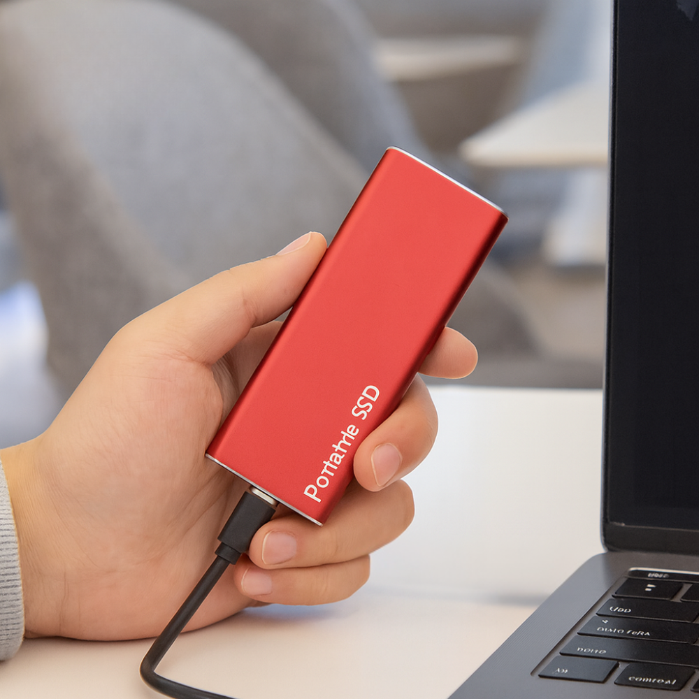 Wearclo | Portable External SSD High-Speed Aluminum Storage Drive