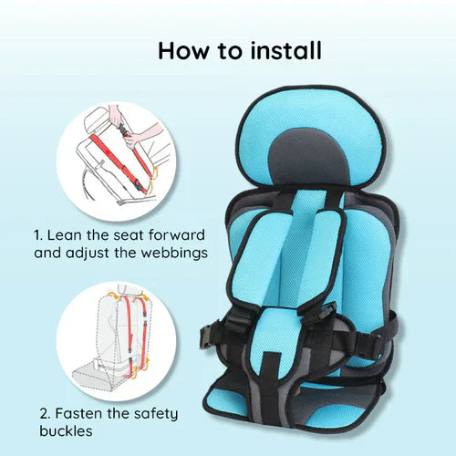 Wearclo | Portable & Foldable Child Car Booster Seat