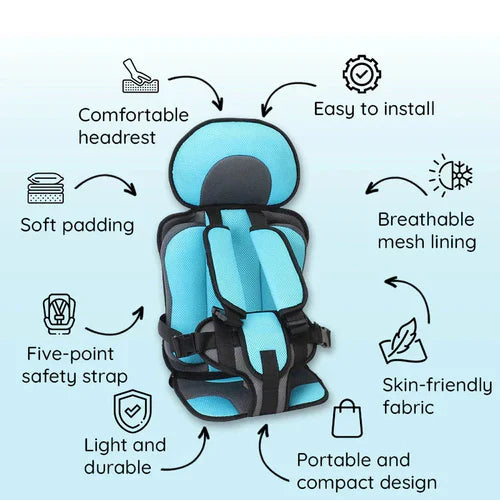 Wearclo | Portable & Foldable Child Car Booster Seat