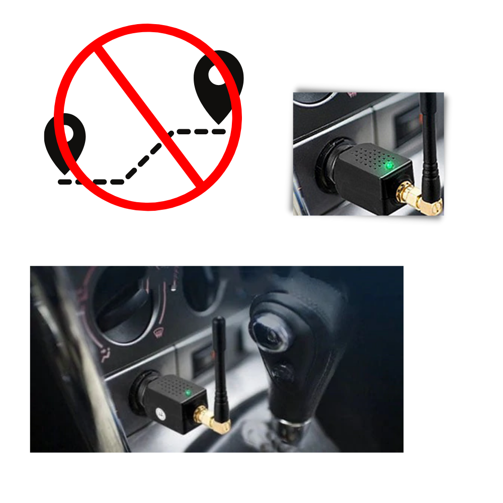 Wearclo | Portable GPS Signal Blocker for Car | 12V Lighter Powered Privacy Device