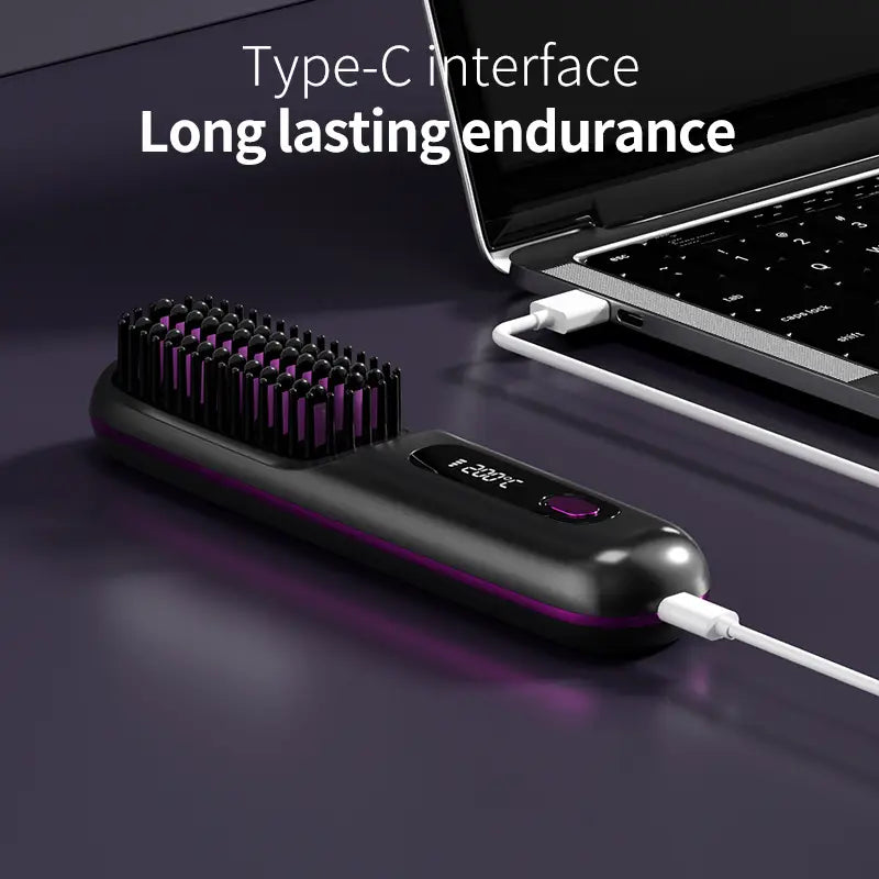 Wearclo | Portable Hair Styling Brush | Smooth and Healthy Hair Anytime, Anywhere