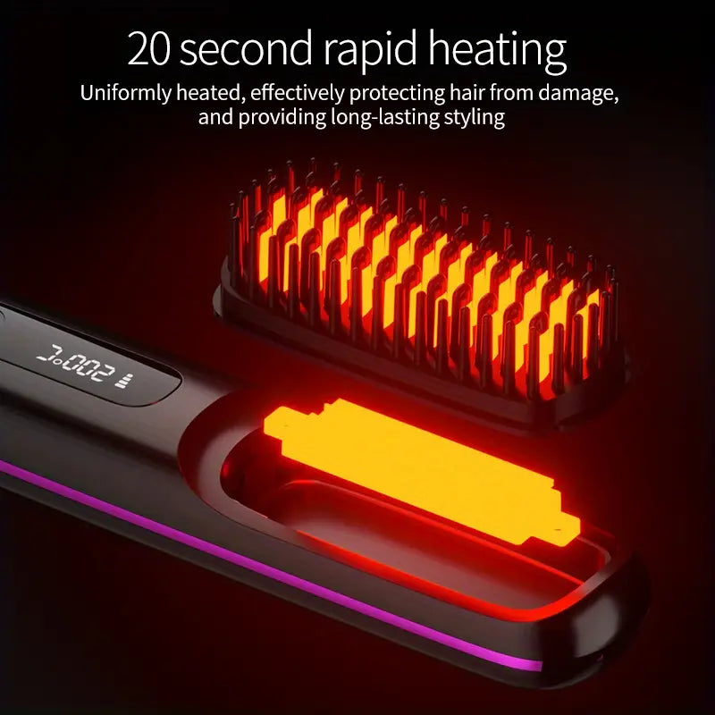 Wearclo | Portable Hair Styling Brush | Smooth and Healthy Hair Anytime, Anywhere
