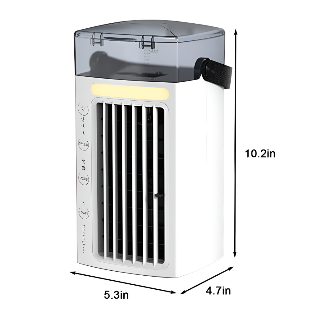 Wearclo | Portable Mini Air Cooler Fan with Geometric Design