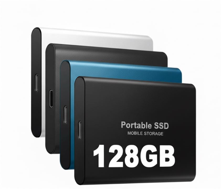 Wearclo | Portable SSD 128GB External Drive Compact Fast Best Quality