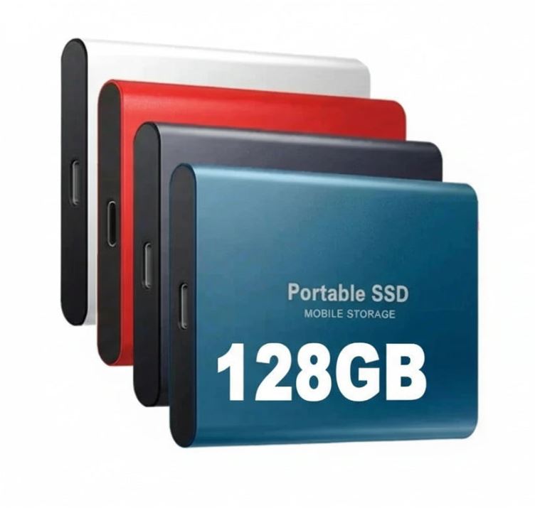Wearclo | Portable SSD 128GB External Drive Compact Fast Best Quality