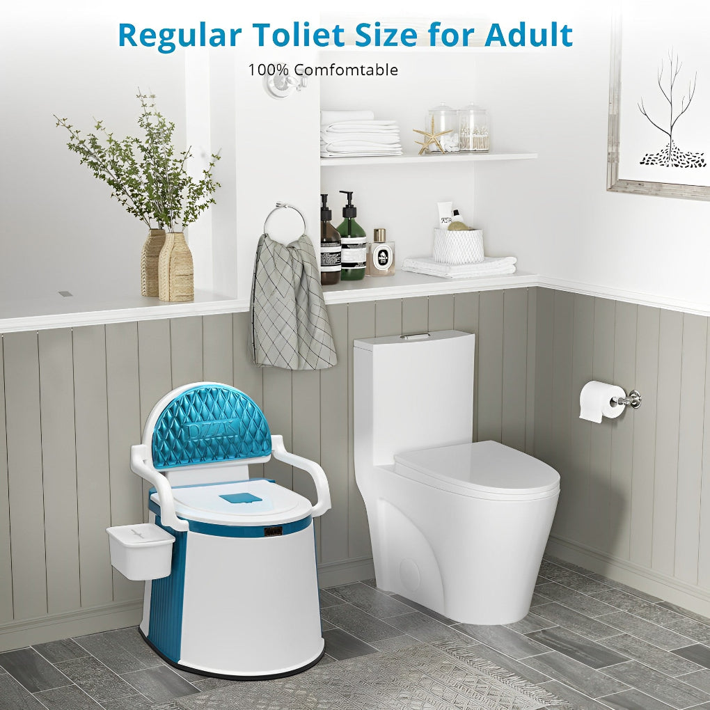 Wearclo | Portable Toilet with Armrests for Adults & Elderly